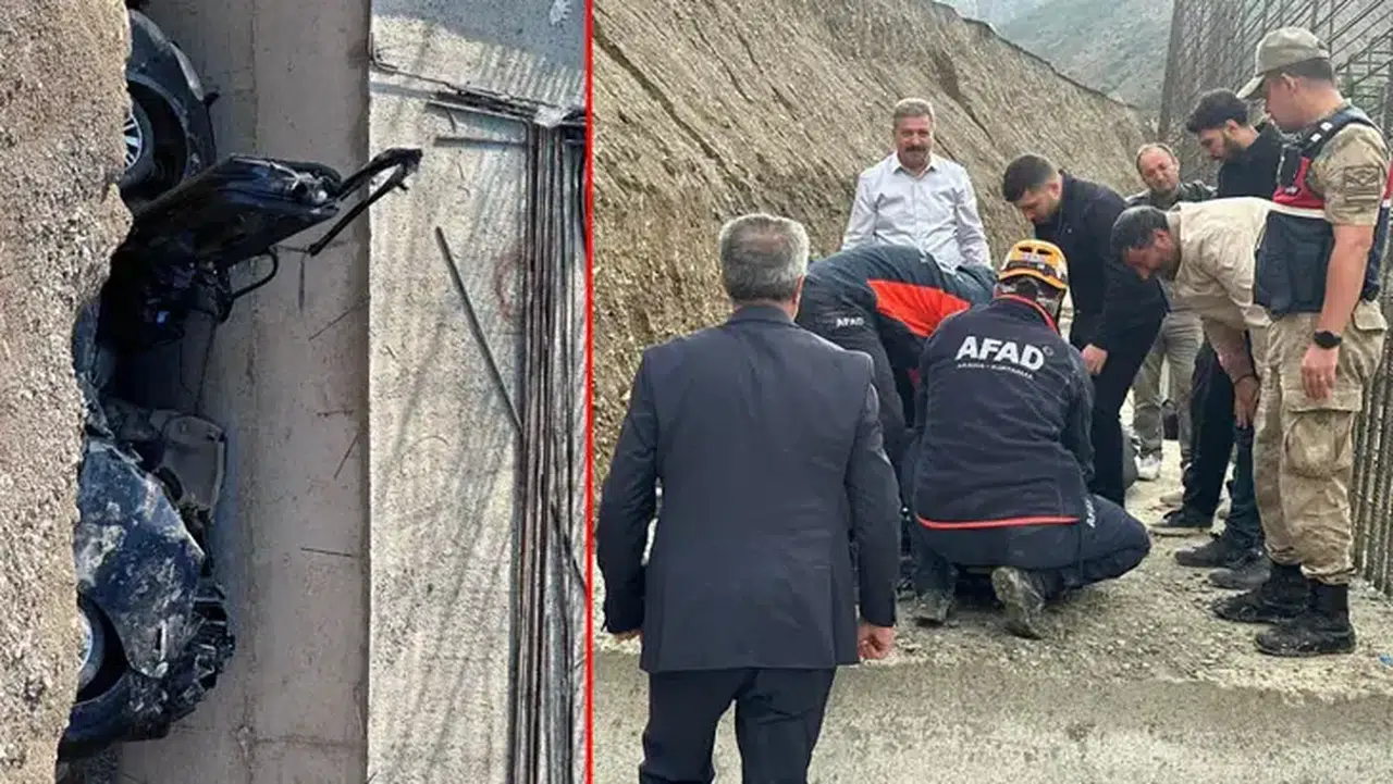 Erzurum’da otomobil çalışma alanına uçtu: 3 kişi hayatını kaybetti