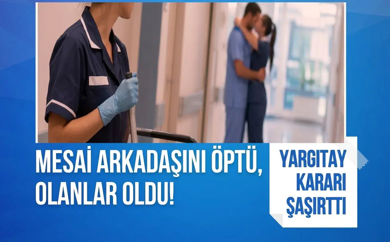 Mesai arkadaşını öptü, tazminatsız kovuldu: Yargıtay son noktayı koydu