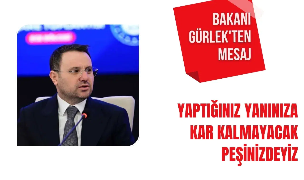 Adalet Bakanı Gürlek'ten mesaj: Yaptığınız yanınıza kar kalmayacak, peşinizdeyiz