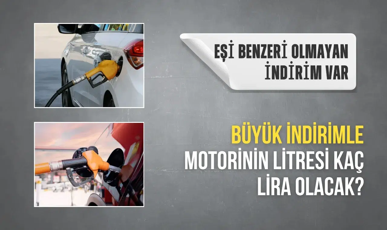 Büyük indirimle motorinin litresi kaç lira olacak? Eşi benzeri olmayan indirim var
