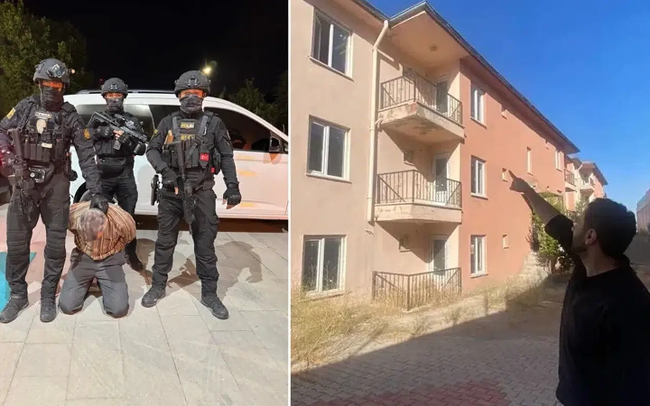 Burkay Karatepe'nin saklandığı hücre evi görüntülendi