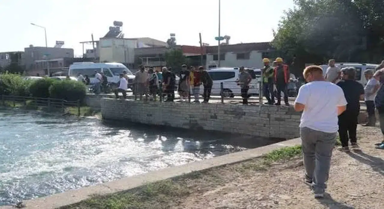 Adana’da sulama kanalına düşen kişi akıntıya kapılarak kayboldu