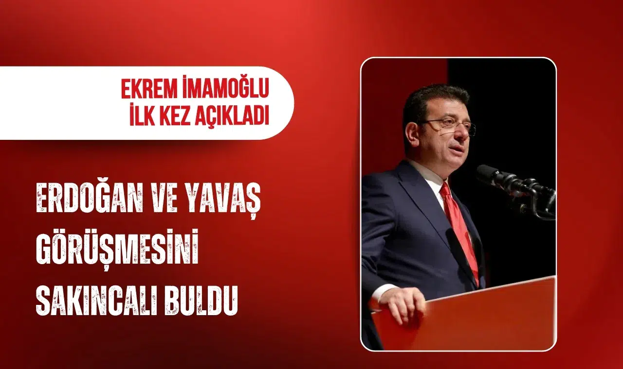 İmamoğlu'ndan Erdoğan-Yavaş görüşmesine ilk değerlendirme