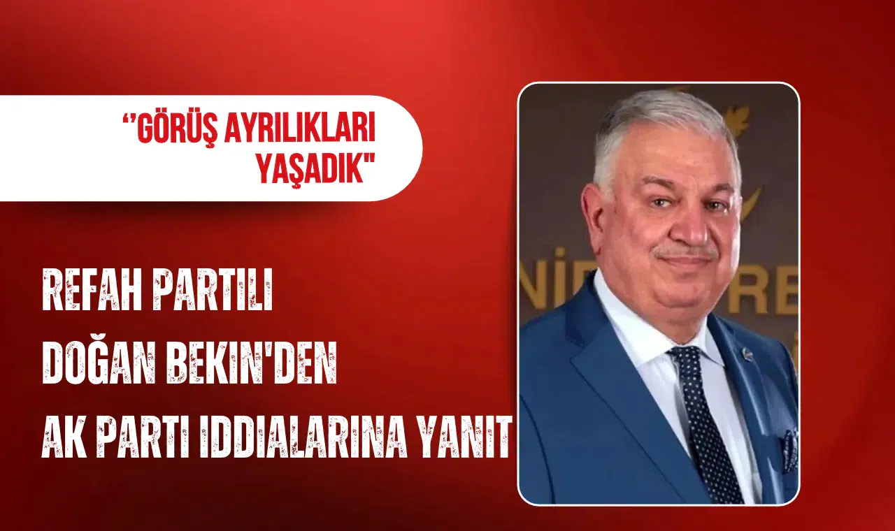Doğan Bekin idari görevlerinden istifa etti: AK Parti iddialarına yanıt verdi