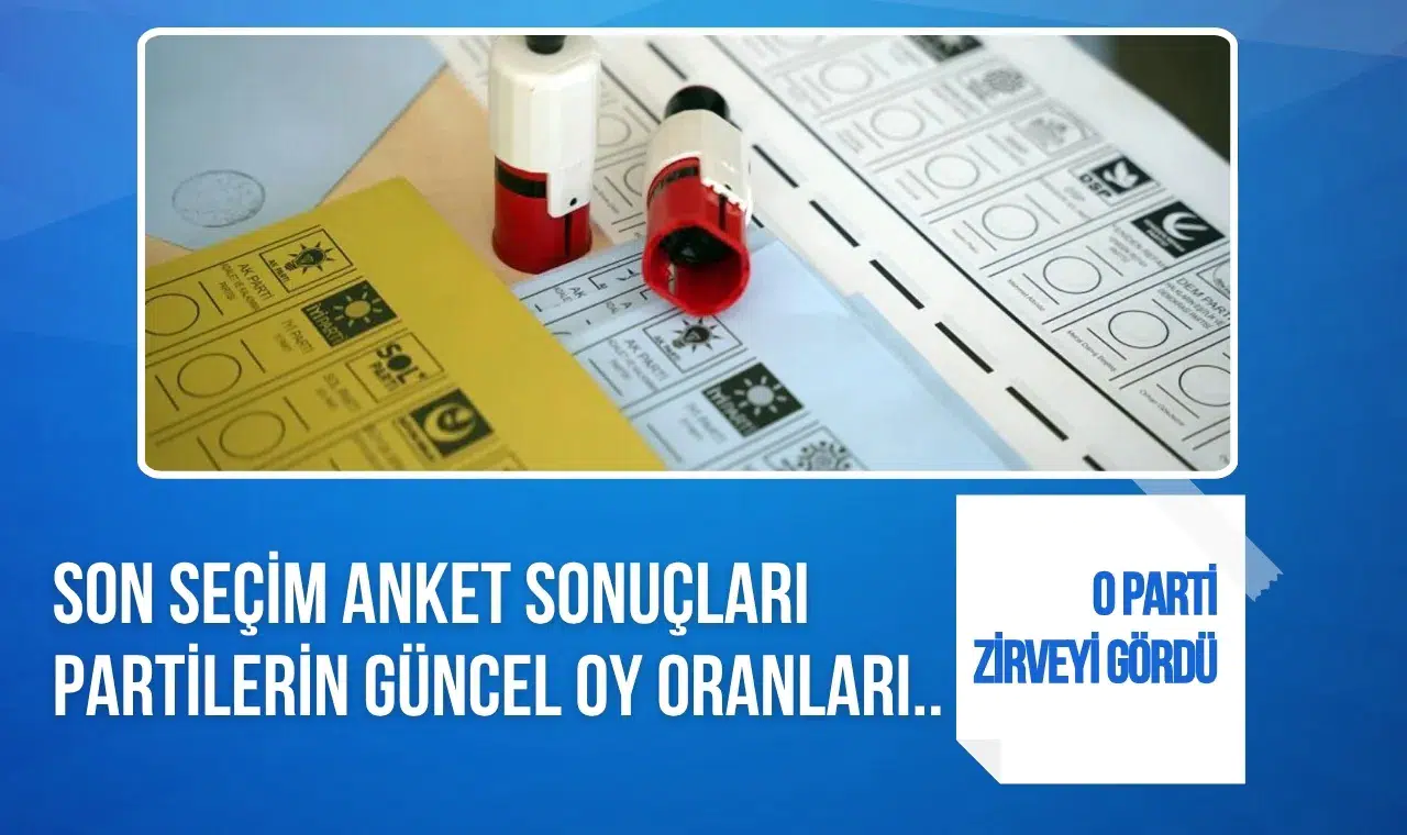 GENAR'ın son seçim anketi açıklandı: AK Parti ilk sırada