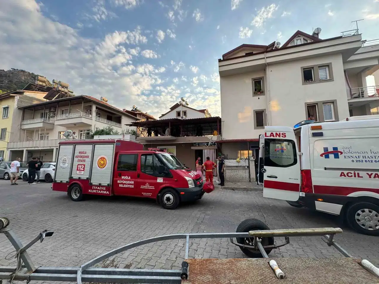 Muğla'da asansör boşluğuna düşen kişi hayatını kaybetti