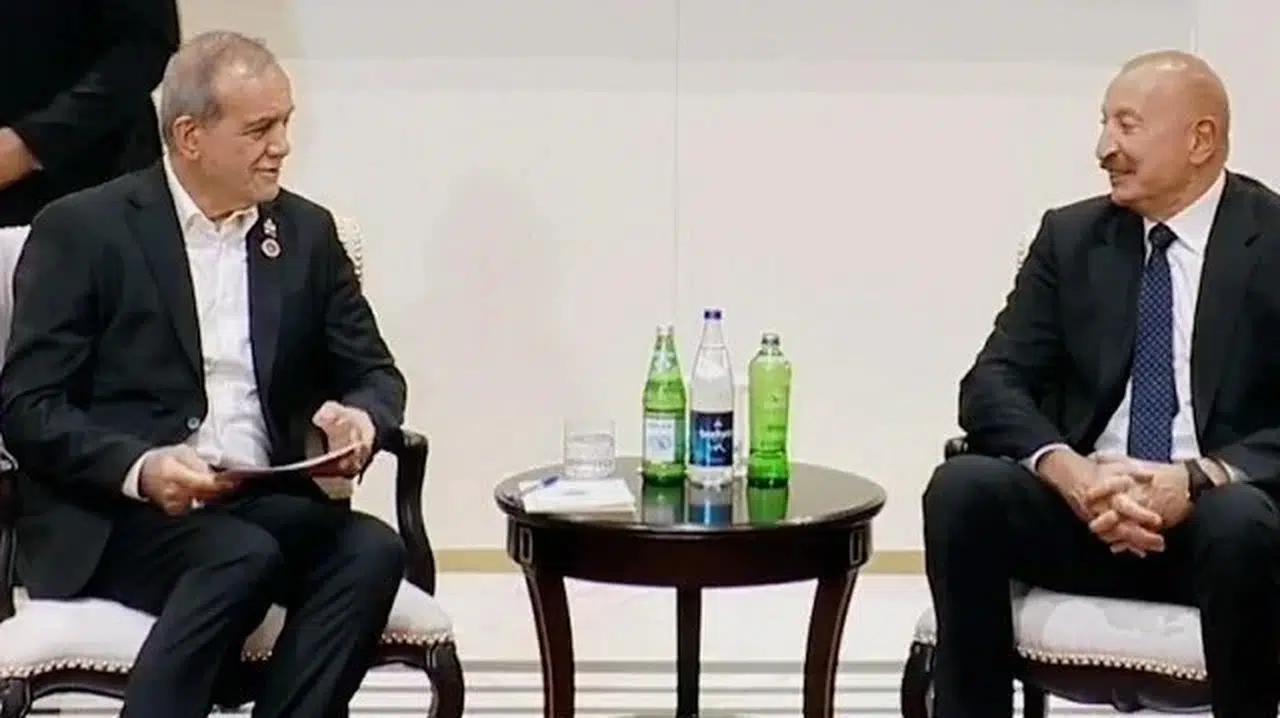 Aliyev ile Pezeşkiyan’ın Türkçe sohbeti gündem oldu: “Azerbaycan suyundan da için”