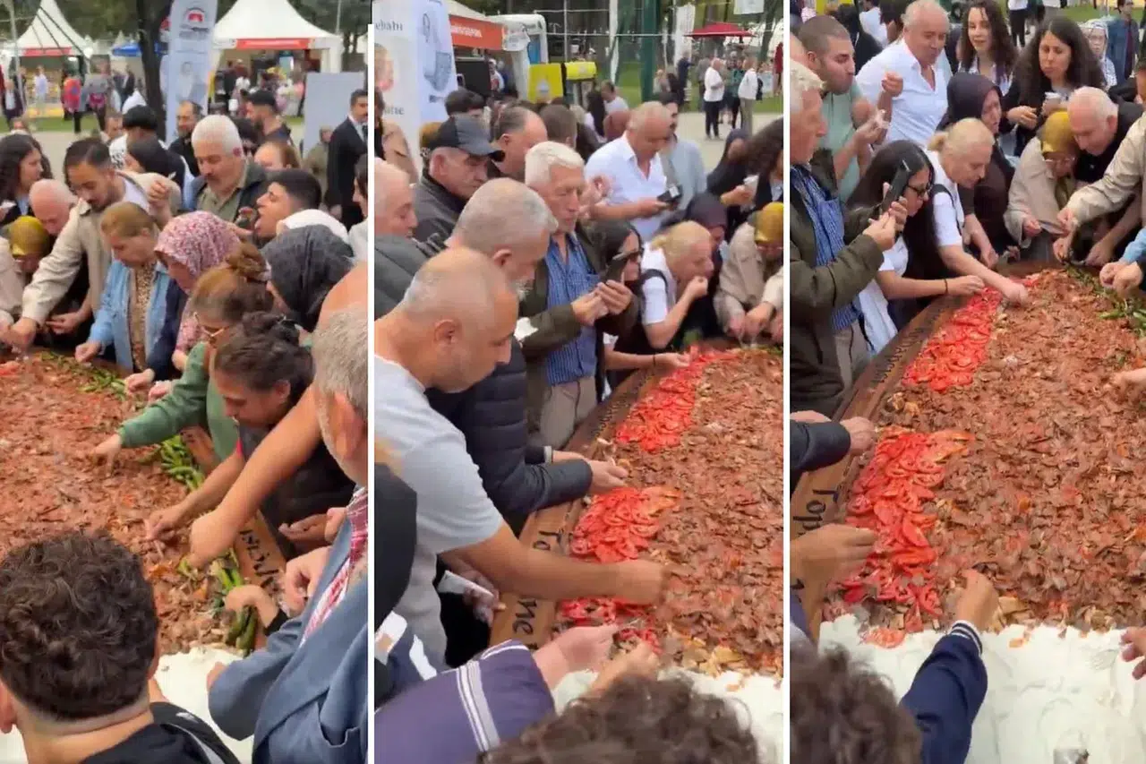 Bursa Gastronomi Festivali’ndeki görüntüler sosyal medyayı ikiye böldü