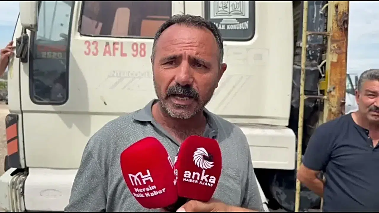 Mersin’de 300 kamyoncudan mazot zammı protestosu: Kontak kapattılar