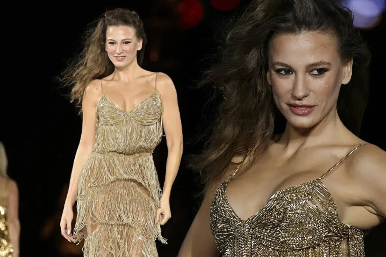 Serenay Sarıkaya Paris'te podyuma çıktı: Elbisenin fiyatı belli oldu