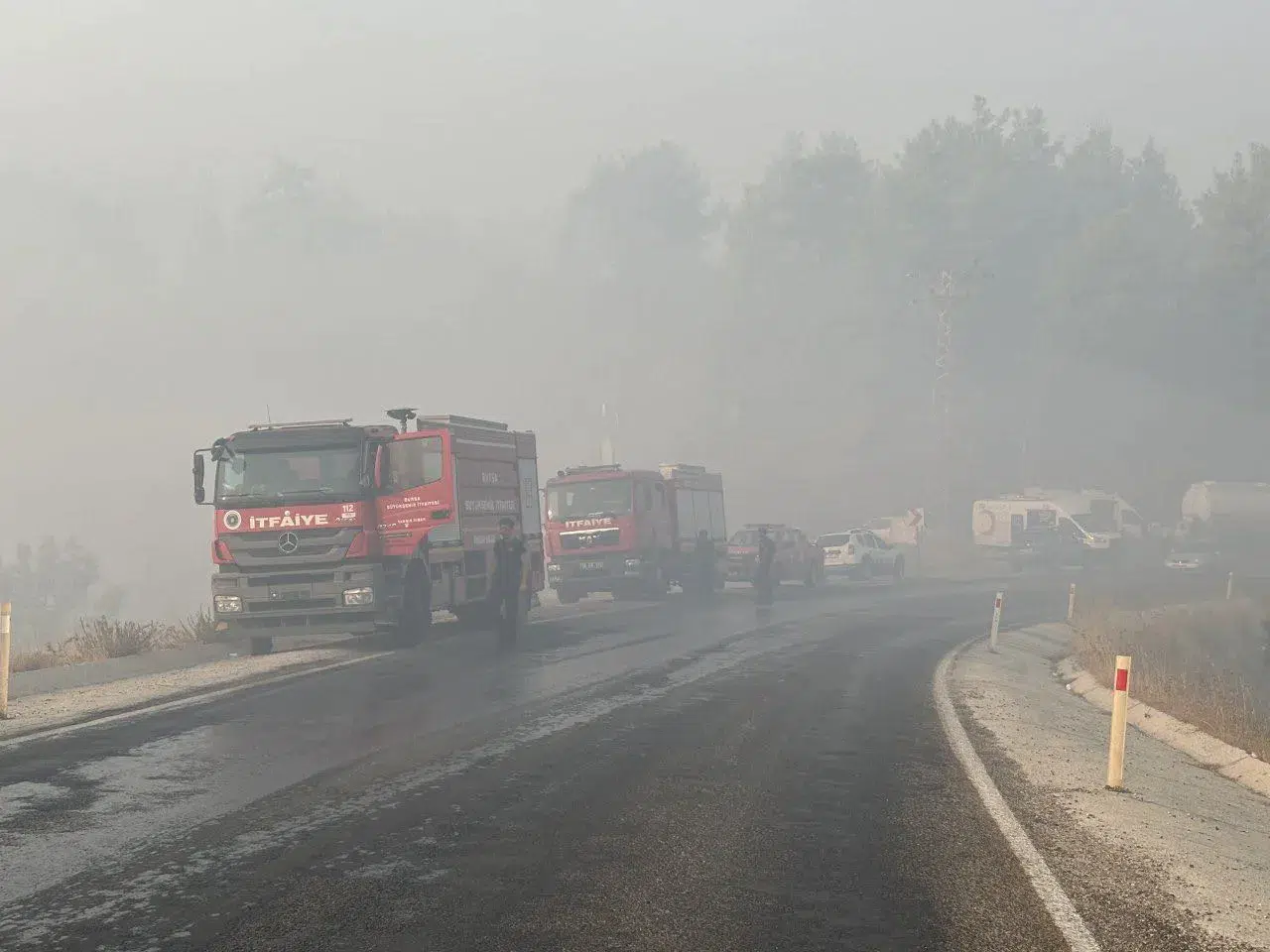 Antalya Isparta yolu kapalı mı, yangın söndürüldü mü?