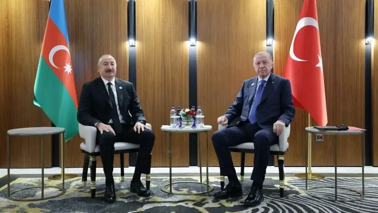 Cumhurbaşkanı Erdoğan, Azerbaycan Cumhurbaşkanı Aliyev ile görüştü