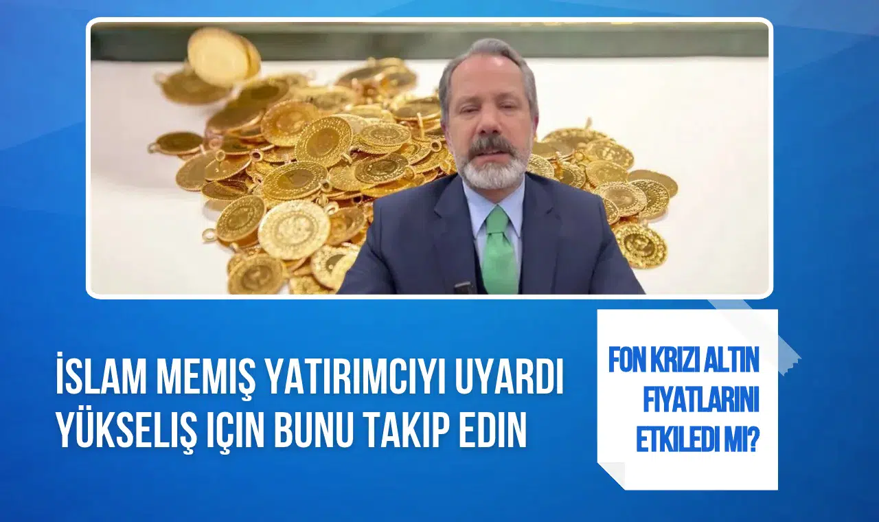 Altın fiyatlarında geri çekilme: İslam Memiş'ten yatırımcılara ons altın uyarısı