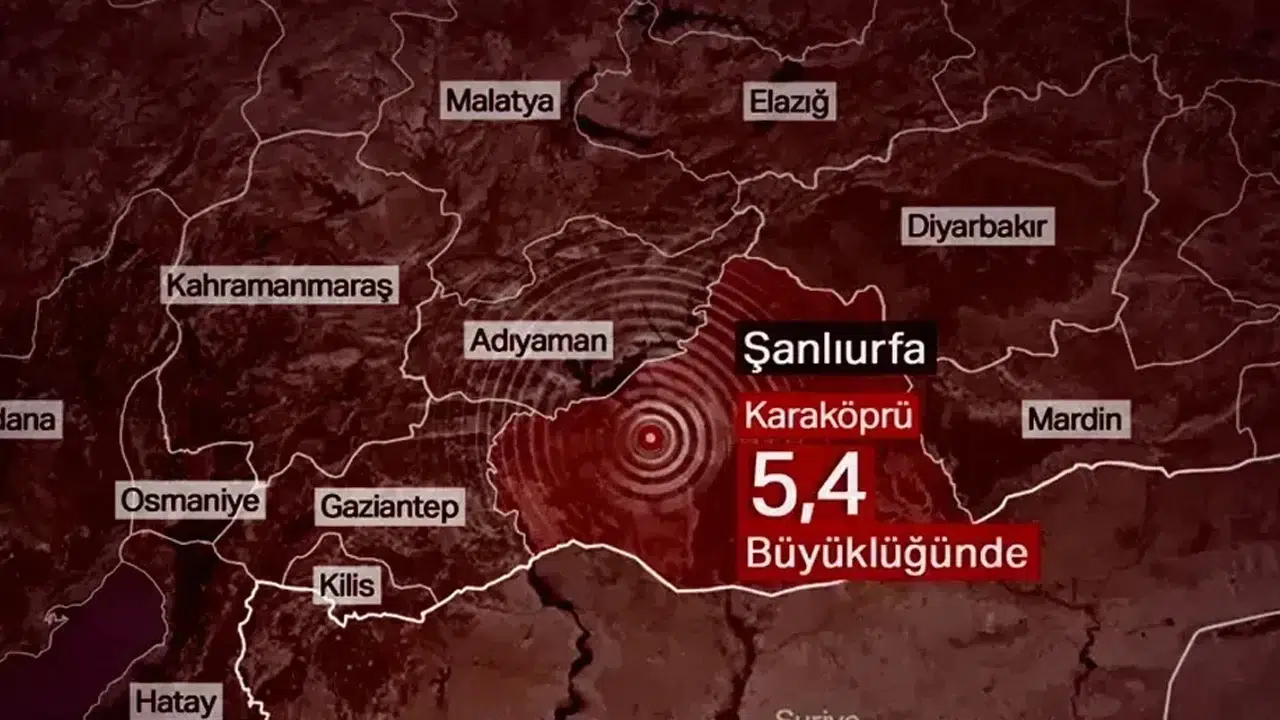 Şanlıurfa'daki 5,4'lük deprem sonrası kritik açıklama: 7'ye varabilecek deprem üretebilir