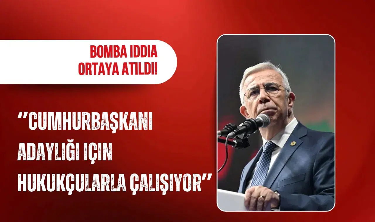 Mansur Yavaş'ın cumhurbaşkanlığı adaylığı için hukukçularla çalıştığı iddiası