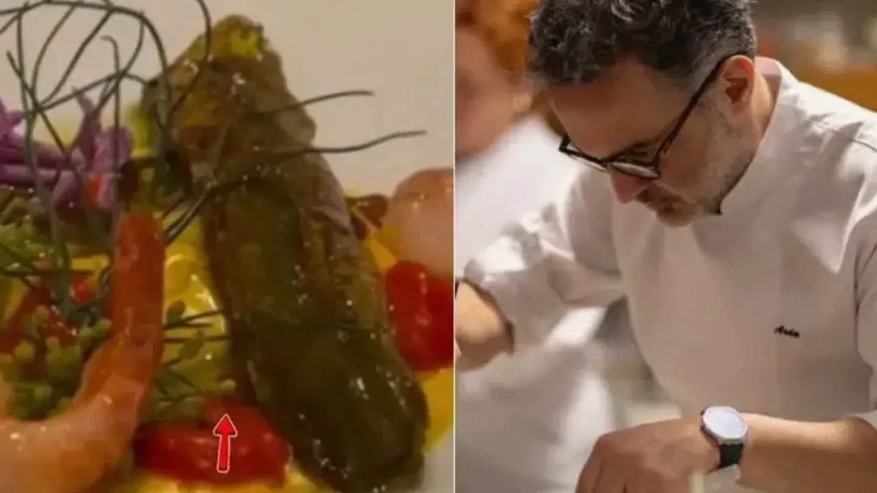 Arda Türkmen Michelin yıldızlı restoranda şoke oldu: Yemeğinden canlı solucan çıktı