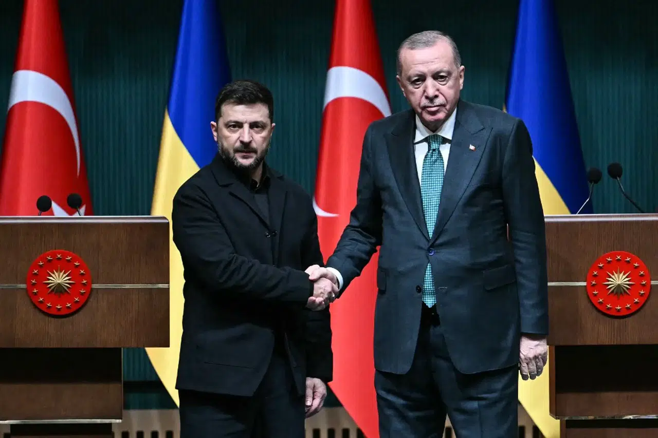 Cumhurbaşkanı Erdoğan, Ukrayna Lideri Zelenskiy ile Bir Araya Geldi