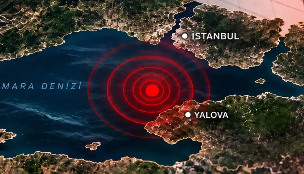 İstanbul'da deprem mi oldu, Yalova açıklarındaki sarsıntı kaç büyüklüğünde?