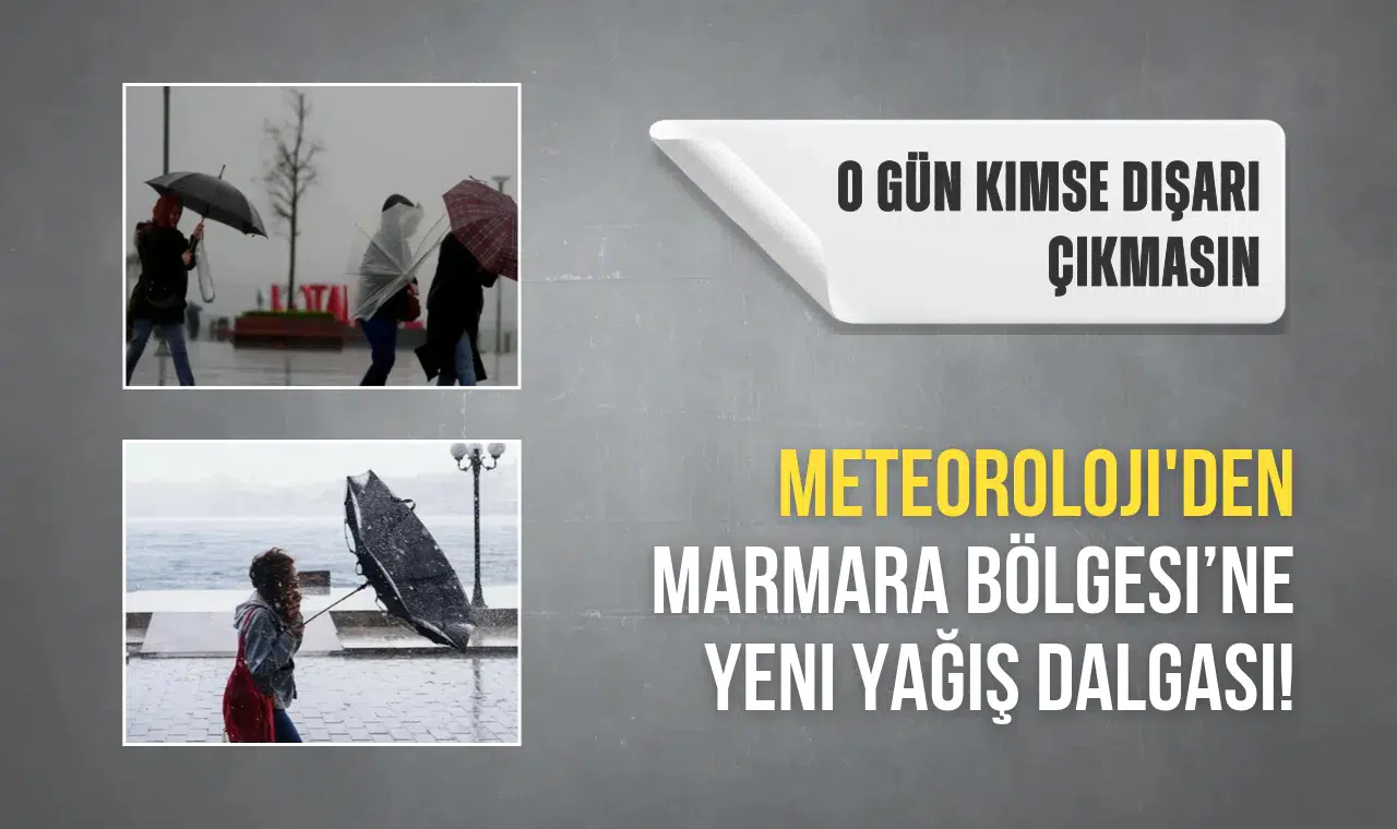 Meteoroloji'den İstanbul ve Marmara'ya kuvvetli sağanak uyarısı! Cumartesi günü risk artıyor