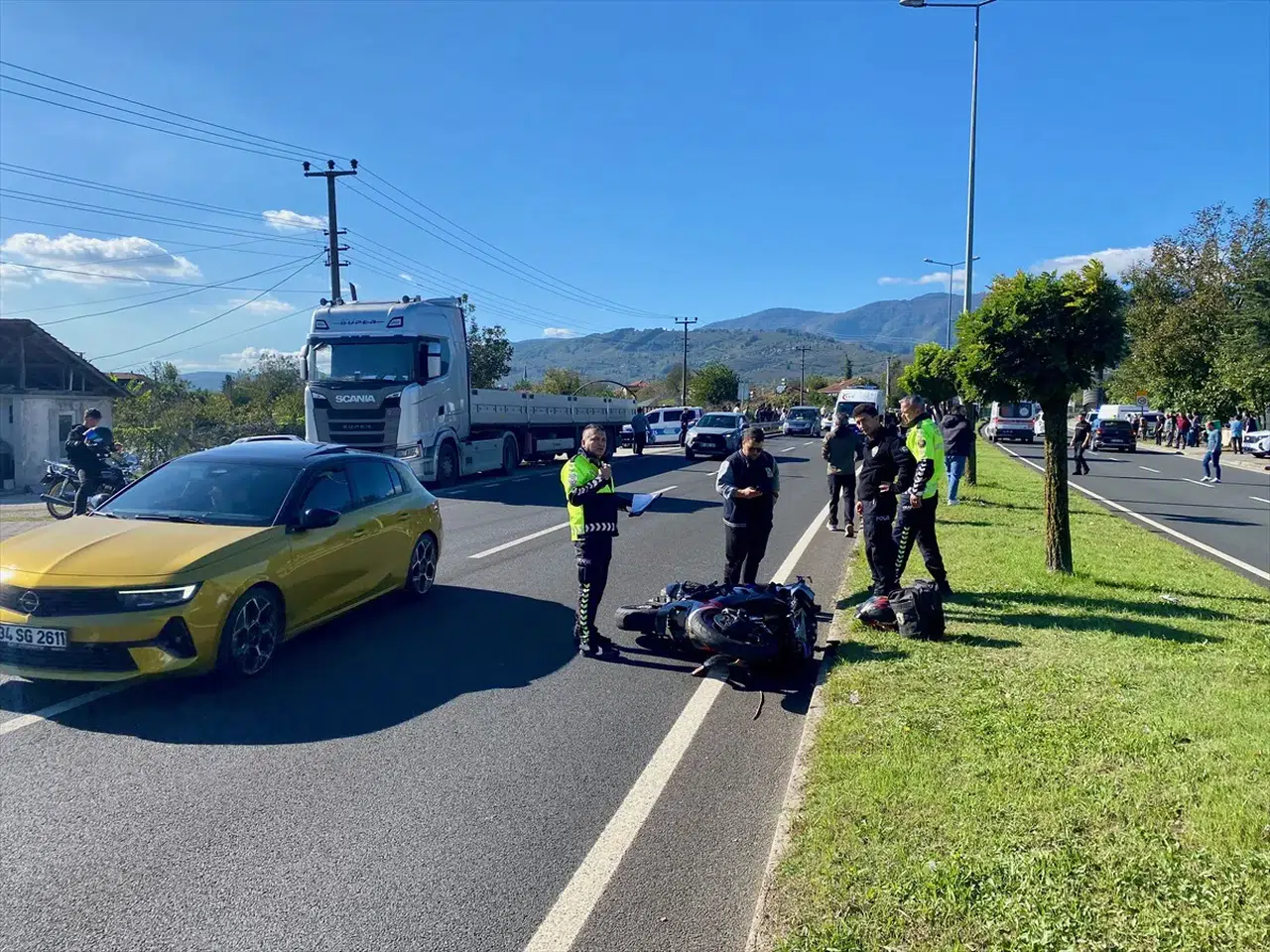 Düzce'de motosikletin çarptığı 74 yaşındaki yaya hayatını kaybetti