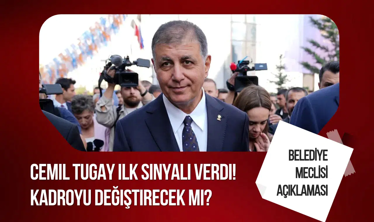 Cemil Tugay'dan AK Parti'ye geçiş sonrası ilk açıklama! İzmir Büyükşehir Belediyesi'nde kadrolar değişecek mi?