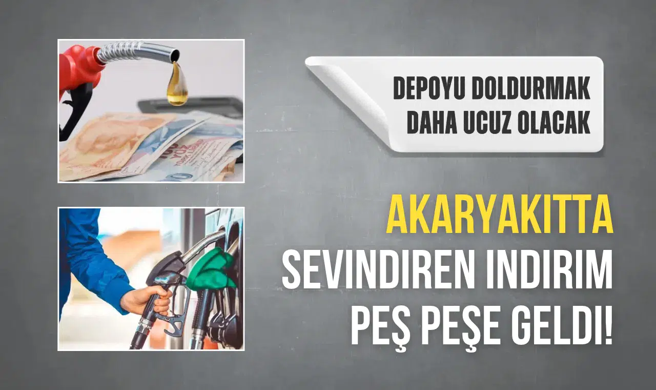 Benzine Peş Peşe İndirim! 22 Ekim'de 3,35 TL Daha Düşecek: İşte Güncel Akaryakıt Fiyatları