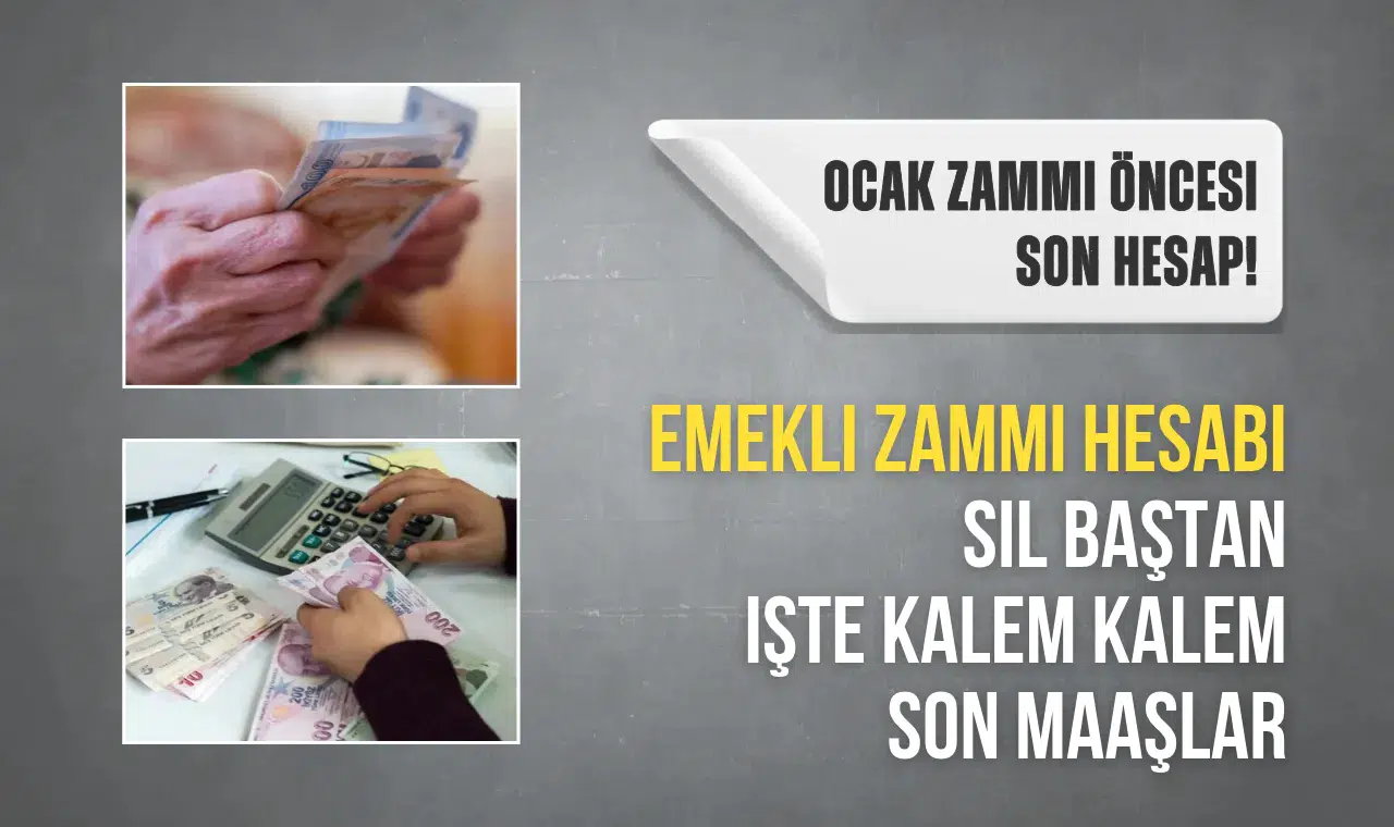 Ocak Ayı Öncesi Emekli Maaşlarında Büyük Değişim: Hesaplar Yeniden Yapılıyor! İşte Yeni Maaşlar Detaylı Şekilde Açıklandı!