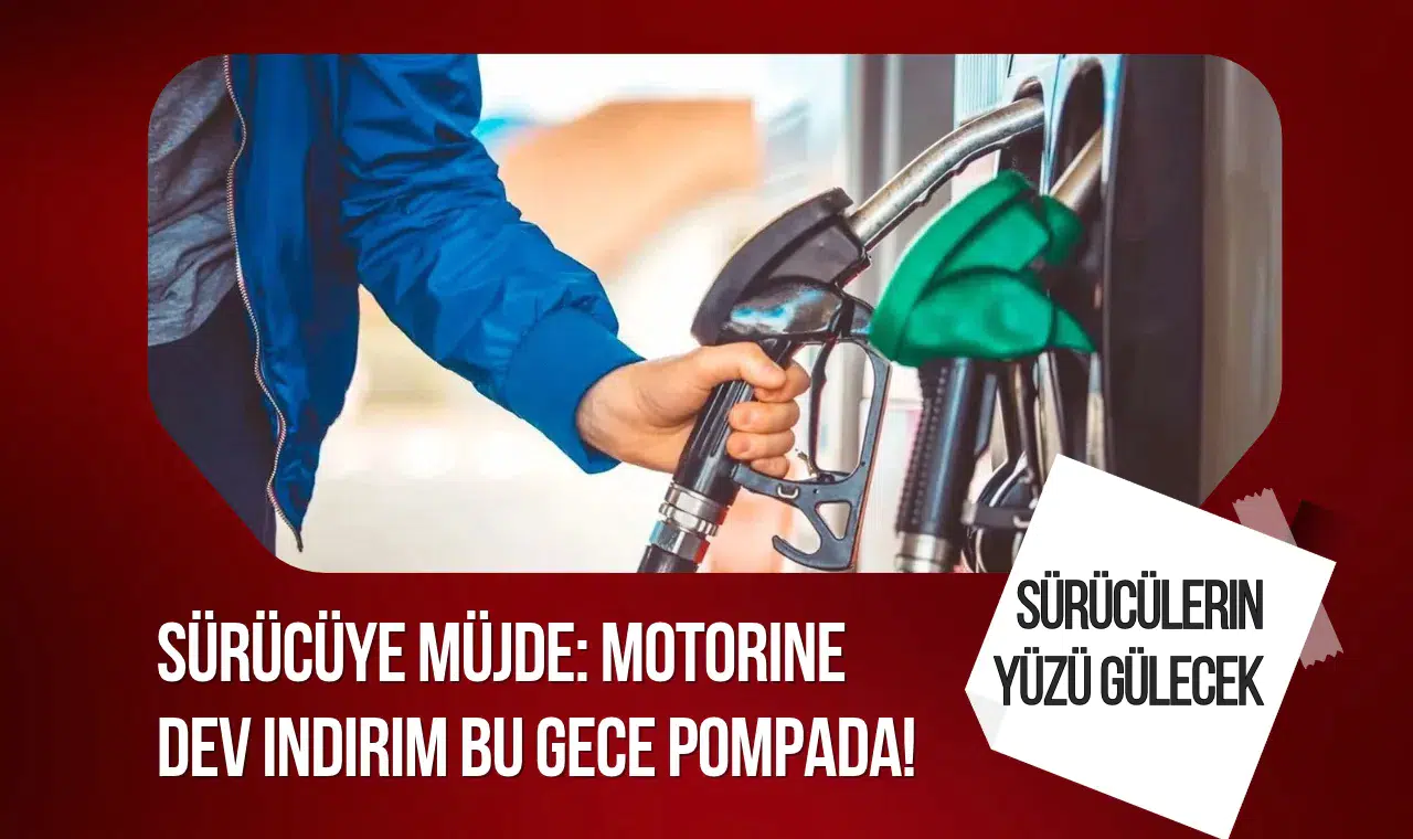 Motorine 4,95 liralık indirim geliyor: Yeni fiyatlar gece yarısından itibaren geçerli olacak