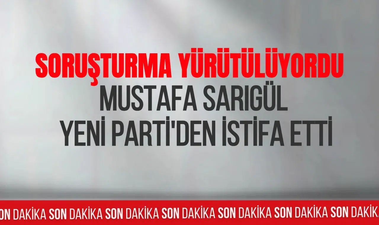 Mustafa Sarıgül'den sürpriz karar: Siyasi geleceğiyle ilgili yeni gelişme