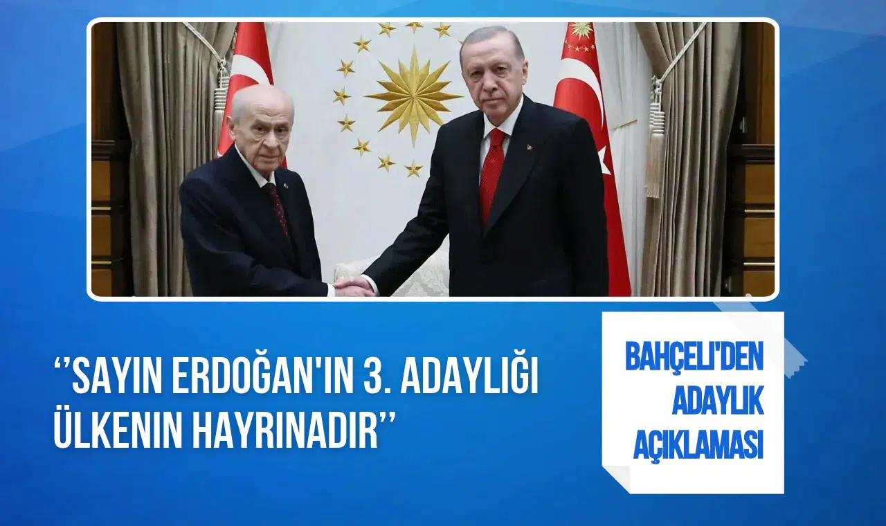 Devlet Bahçeli'den Erdoğan'ın adaylığı için 2028 açıklaması: TBMM'de seçimlerin yenilenmesi kararı alınmalı