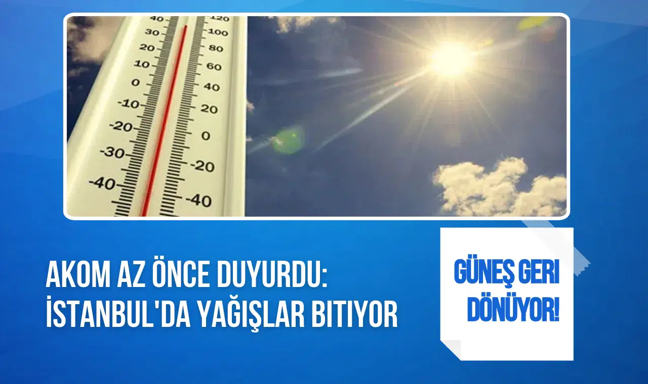 AKOM'dan İstanbul için haftalık hava tahmini: 6-11 Ekim'de yağış beklenmiyor