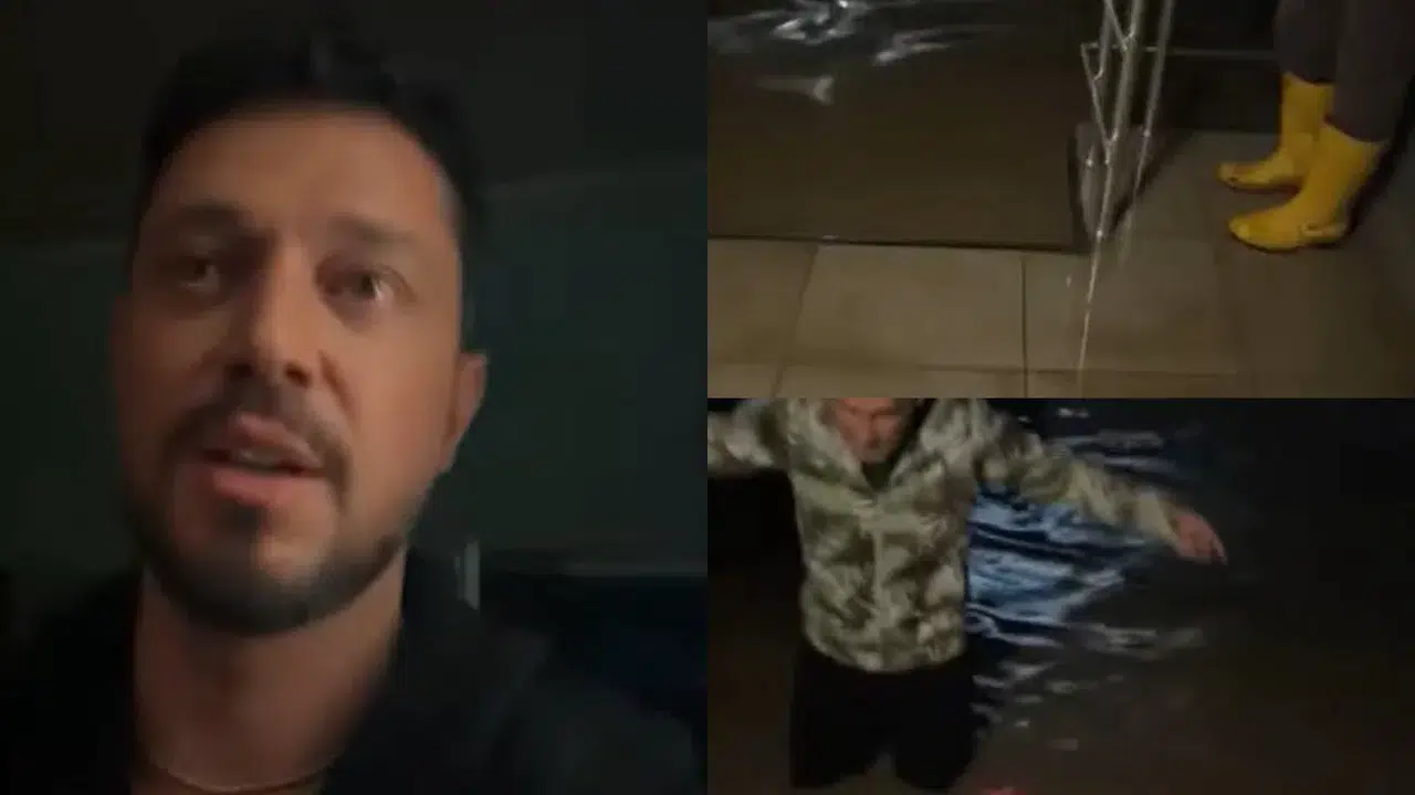 Sağanakta mahsur kalan Murat Boz acil yardım çağrısında bulundu