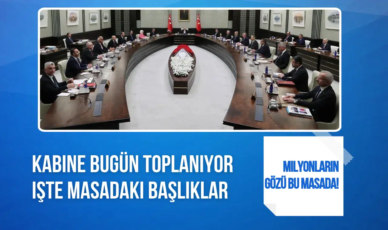 Kabine bugün Beştepe'de toplanıyor! Fon mağdurları, ekonomi ve Terörsüz Türkiye masada