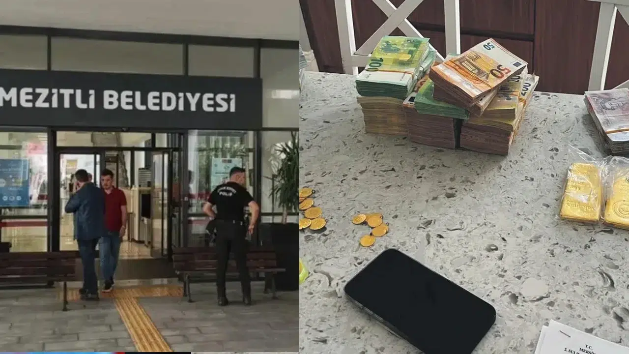 Mezitli Belediyesi'ndeki rüşvet ağına bakın! Paraları vazoyla istemişler