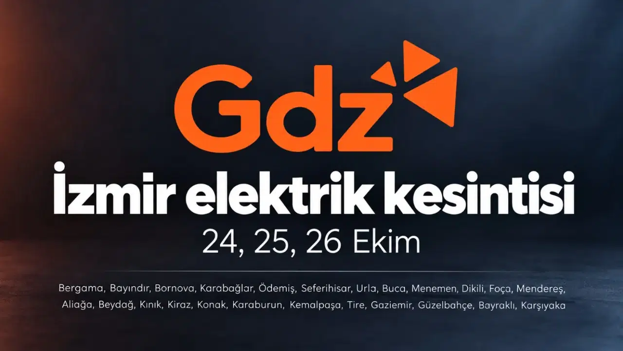 İzmir'de 24, 25 ve 26 Ekim'de hangi ilçelerde elektrik kesintisi var ve saat kaçta bitecek?