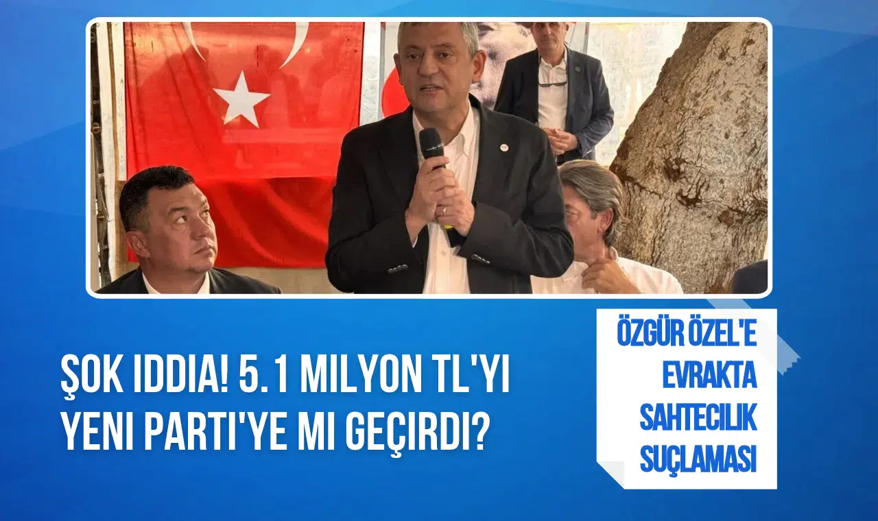 Özgür Özel hakkında 5,1 milyon TL iddiası! Fatih Atik belge paylaştı, Yeni Parti'den yanıt geldi