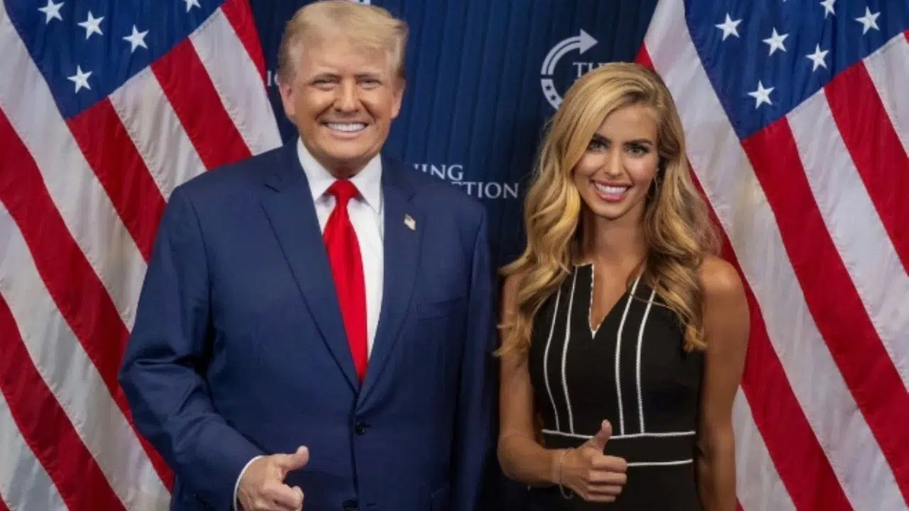 Trump'ın yeni sözcüsü Katie Zacharia'dan ilk basın toplantısında şaşırtan dil sürçmesi!
