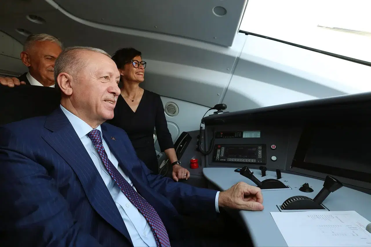 Cumhurbaşkanı Erdoğan, Çerkezköy-Kapıkule hızlı tren hattı'nın açılış törenine katıldı