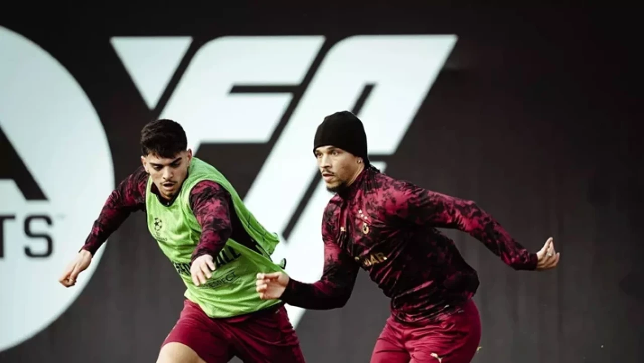 Galatasaray Juventus maçı hazırlıklarına başladı, Leroy Sane antrenmana katıldı