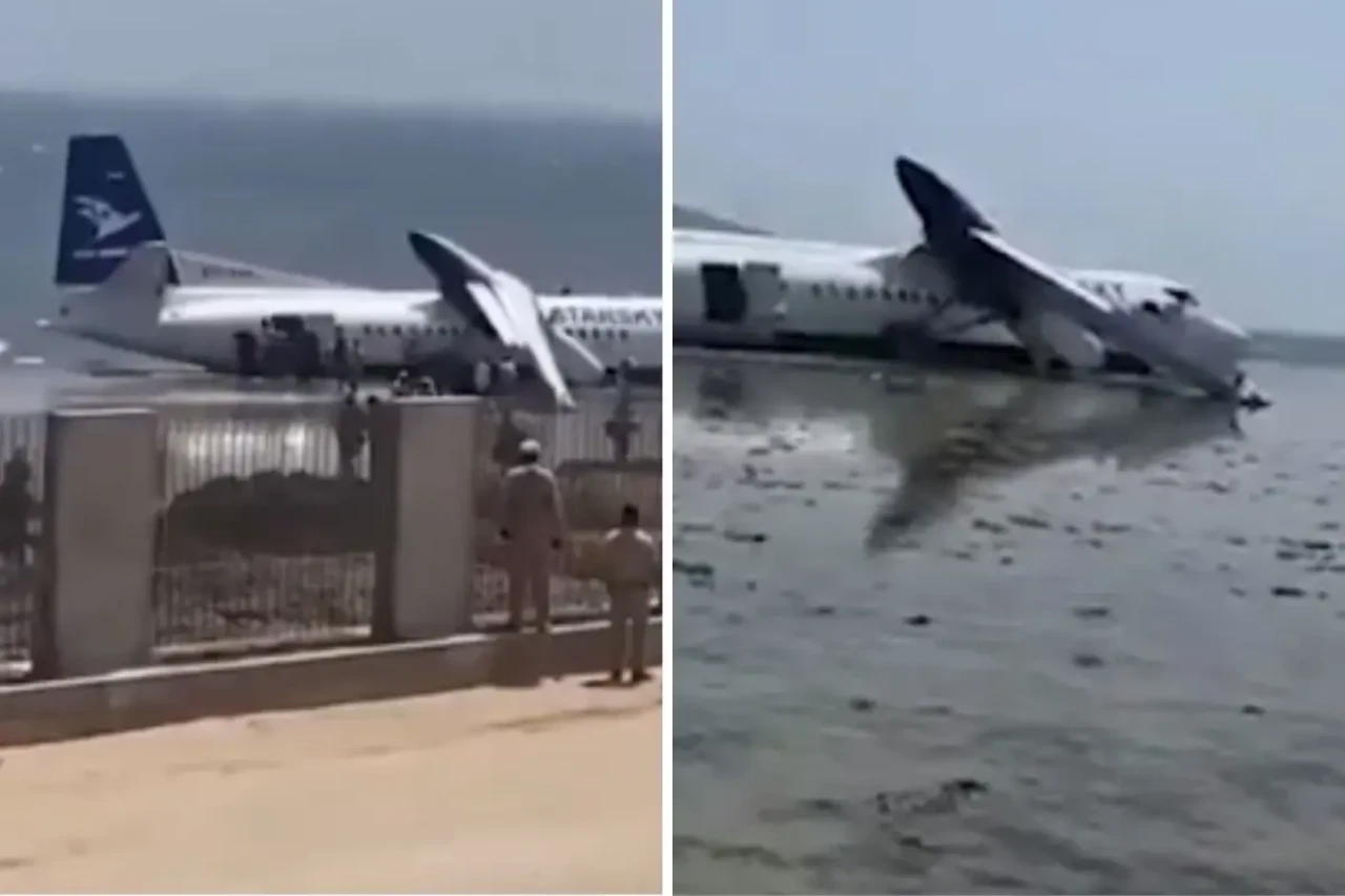 Yolcu uçağında kanat koptu: Hint Okyanusu’na acil iniş