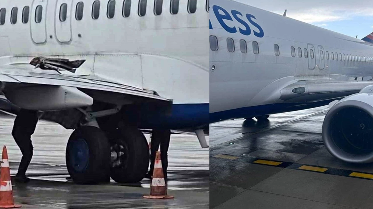 Antalya Havalimanı’nda uçak arızası: Kalkış öncesi tekerlek koptu