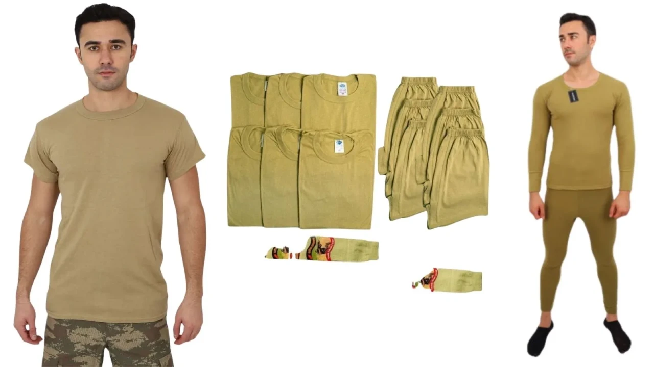 Askeri İç Çamaşır ve Acemi Asker Seti Asker Kolisi’nde!