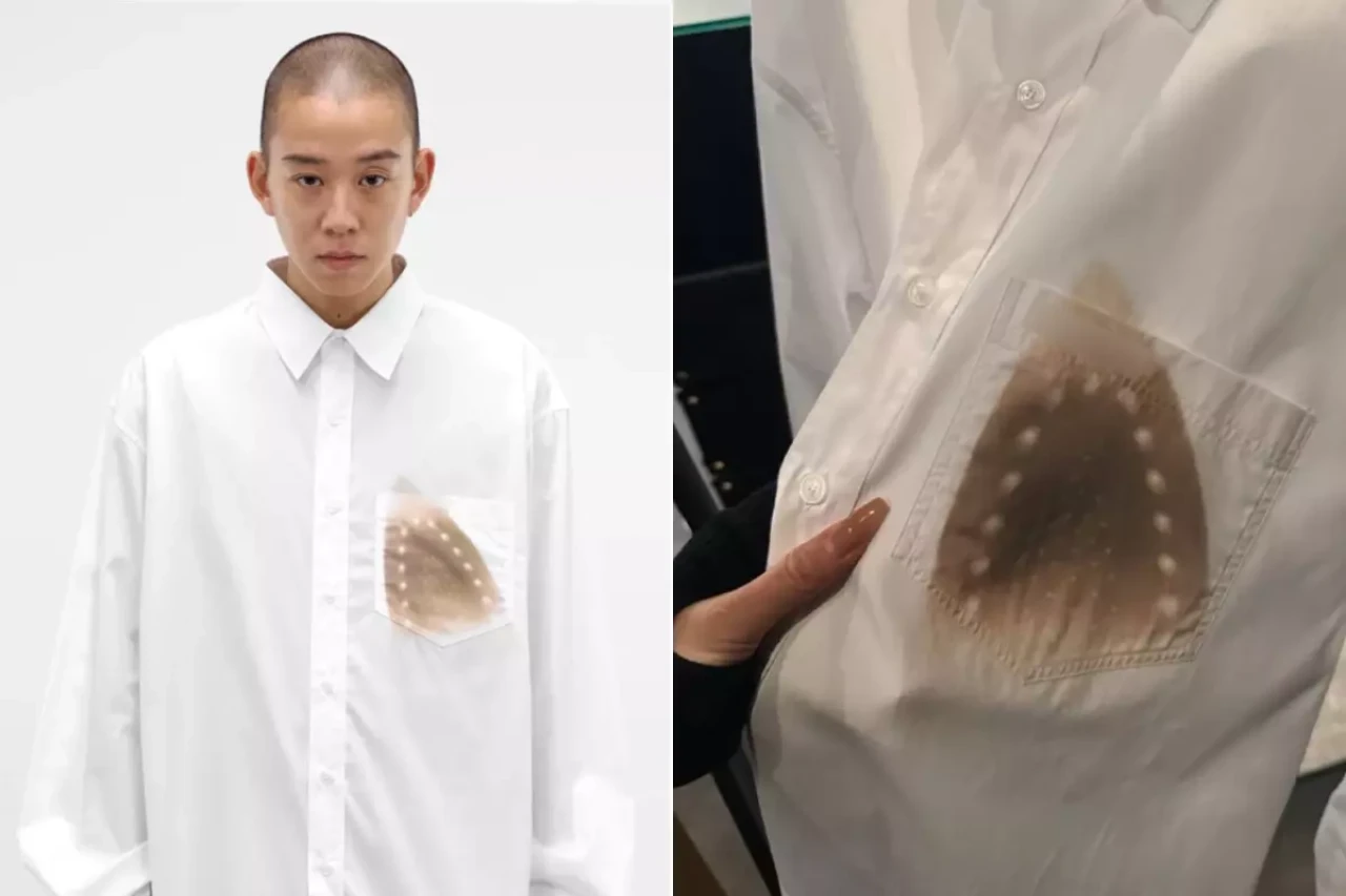 'Ütü Yanığı' baskılı gömlek yaklaşık 50.000 TL'den satılıyor!