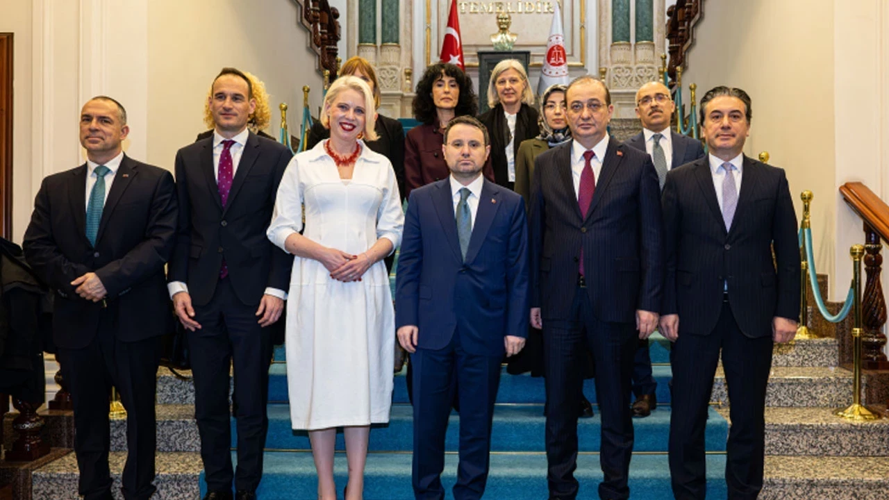 Adalet Bakanı Gürlek, Sloven Meclis Başkanı’nı ağırladı: Filistin kararına teşekkür