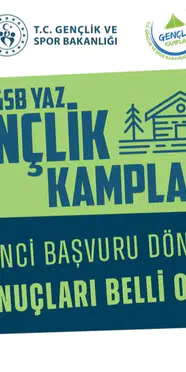 GSB kamp sonuçları açıklandı! 2026 yaz gençlik kampları ikinci dönem sorgu ekranı erişime açıldı