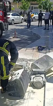 800 bin lira cezaya tepki gösterdi: Belediye önünde ses sistemlerini ateşe verdi