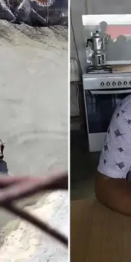 Köpekleri kurtaran kepçe operatörü işten çıkarıldı