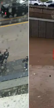 Ankara’da sağanak felaketi! Yol çöktü, araçlar suda kaldı