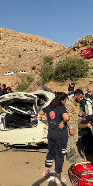 Şırnak'ta araç şarampole yuvarlandı: 2 ölü, 2 ağır yaralı