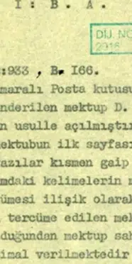 MİT 91 yıl önceki belgeyi paylaştı gizmi mektup açma formülü
